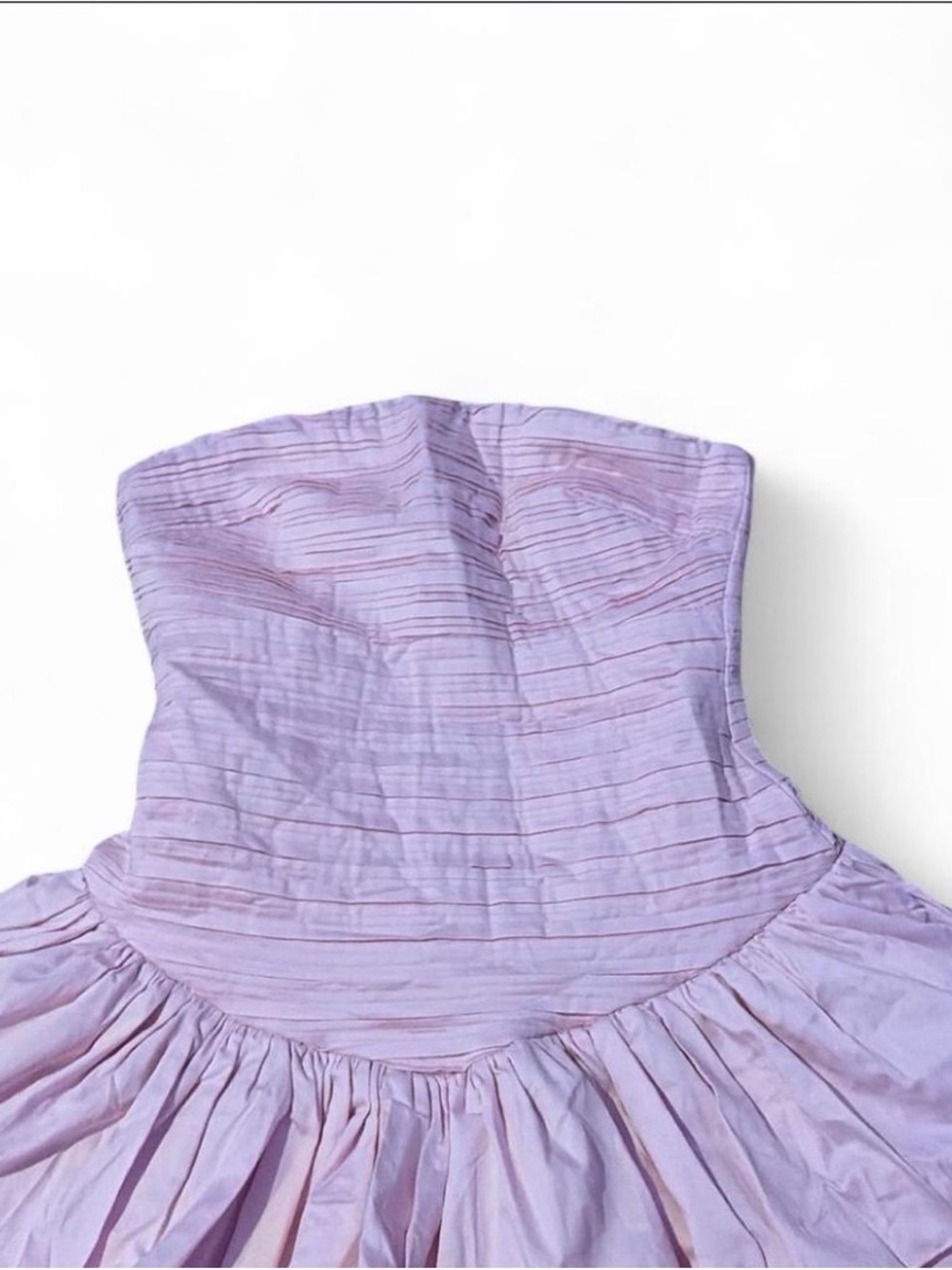 Strapless Lavender Party Dress - Women